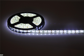 LED strip 5050 smd light 12V 24V IP65 White 60LEDs per meter 300LEDs 5m 3 resistences
