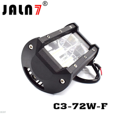 LED Light Bar JALN7 72W 3Rows Flood LED Driving Lamp Super Bright Off Road Lights LED Work Light Boat Jeep
