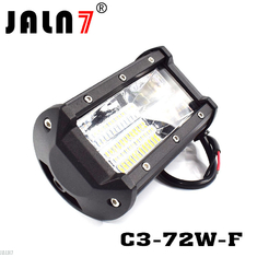 LED Light Bar JALN7 72W 3Rows Flood LED Driving Lamp Super Bright Off Road Lights LED Work Light Boat Jeep