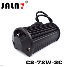 LED Light Bar JALN7 72W 3Rows 2 Colors LED Driving Lamp Super Bright Off Road Lights LED Work Light Boat Jeep