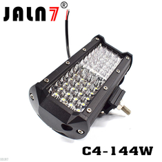 LED Light Bar JALN7 144W 4Rows Combo Beam LED Driving Lamp Super Bright Off Road Lights LED Work Light Boat Jeep