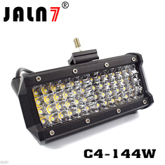 LED Light Bar JALN7 144W 4Rows Combo Beam LED Driving Lamp Super Bright Off Road Lights LED Work Light Boat Jeep