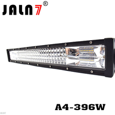LED Light Bar JALN7 396W 4Rows Combo Beam LED Driving Lamp Super Bright Off Road Lights LED Work Light Boat Jeep