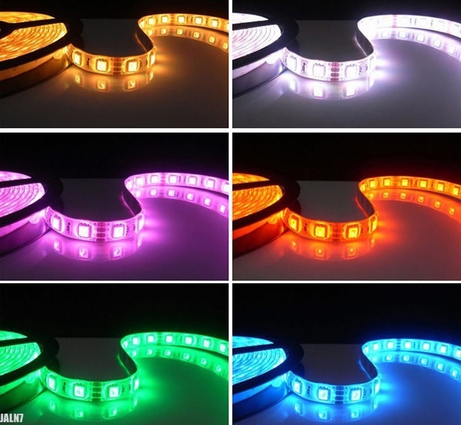 Pink 5050 12V LED strip flexible light 60 leds 5m Roll 300SMD IP65 Waterproof JALN7