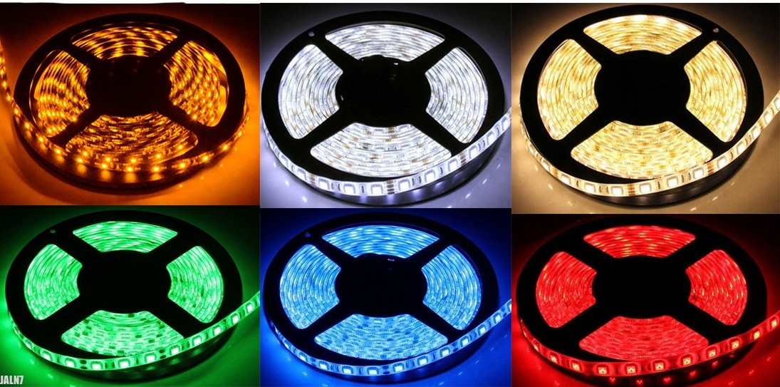 LED strip light 5050 flexible light 60 leds/m 100m 24V high lumen JALN7