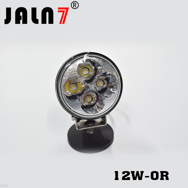 Led Work Light JALN7 12W Car Driving Lights Fog Light Off Road Lamp Car Boat Truck SUV JEEP ATV Led Light