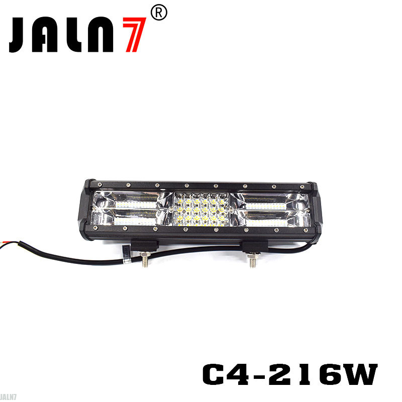 LED Light Bar JALN7 216W 4Rows Combo Beam LED Driving Lamp Super Bright Off Road Lights LED Work Light Boat Jeep
