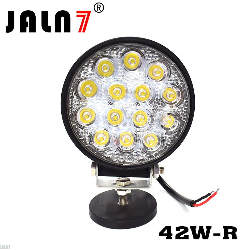 Led Work Light JALN7 42W Car Driving Lights Fog Light Off Road Lamp Car Boat Truck SUV JEEP ATV Led Light